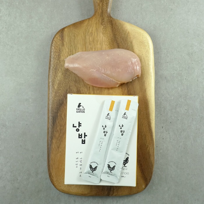헬로가토스 냥밥 - 짜먹는 고양이 간식 닭고기베이스 12g 24개입